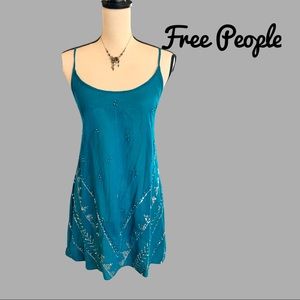 Adorable Free People Embellished Sundress. Worn Once! Size Small